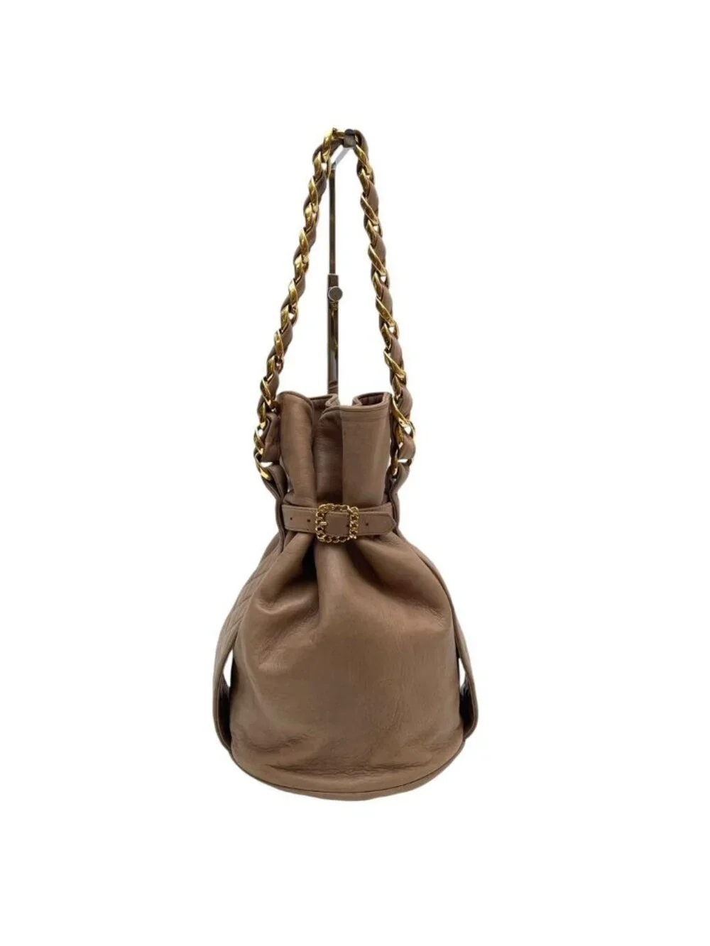 Chanel Lambskin Quilted Chain Shoulder Hand Bag